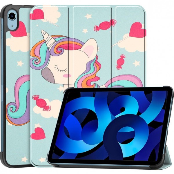 Mobigear Tri-Fold - Custodia per Apple iPad 10 (2022) - Unicorn