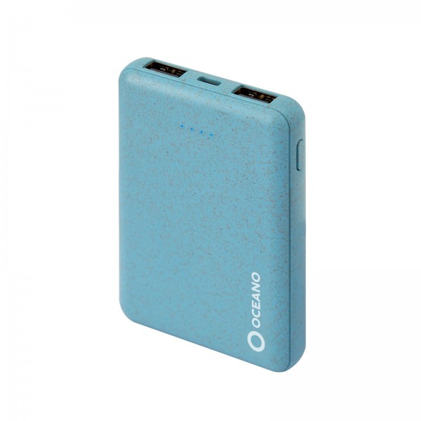 SBS Eco Friendly - Power bank Triple USB / USB-C 5.000 mAh - Blu